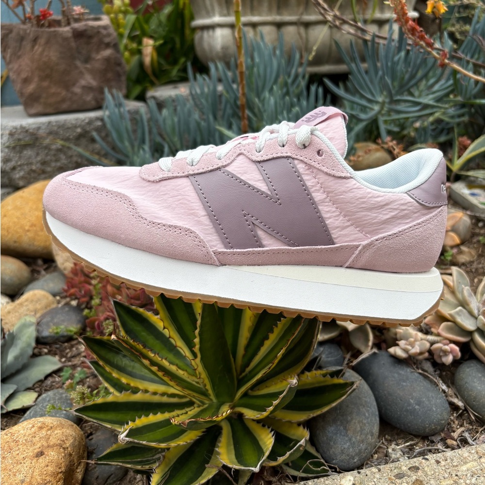 New Balance 237 Pink Purple Rose Violet Sneakers - Picture 6 of 11